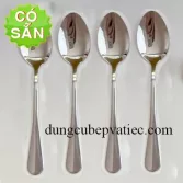 Muỗng cơm inox học sinh 17cm loại dày sáng bóng