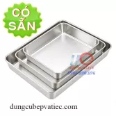 Khay inox sâu lòng đựng thực phẩm: giải pháp sạch sẽ, bền bỉ cho bếp hiện đại