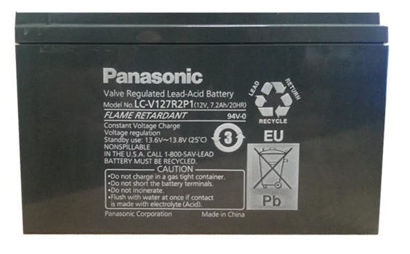 Bình Panasonic 12V -7.2AH  LC-R127R2P1