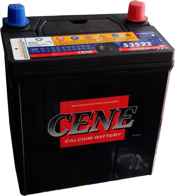 ẮC QUY KHÔ CENE MF55D23L(12V-60AH)