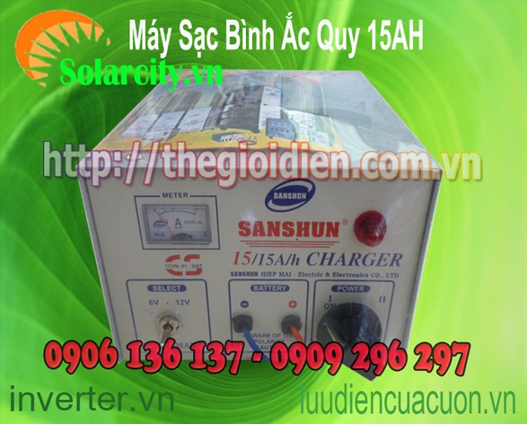 SẠC BÌNH ẮC QUY 15A/H