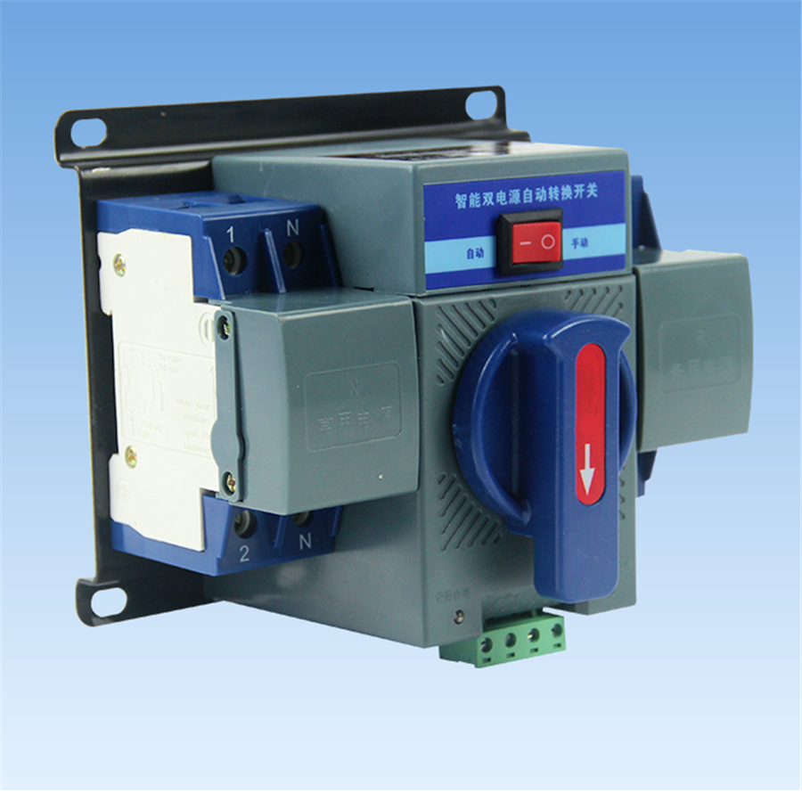 2P-63A-230V-MCB-type-Dual-Power-Automatic-transfer-switch-ATS