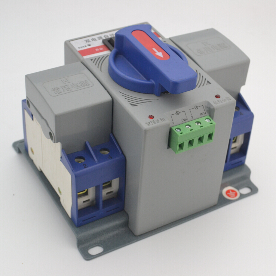 2P-63A-230V-MCB-type-Dual-Power-Switch-Automatic-transfer-switch-ATS