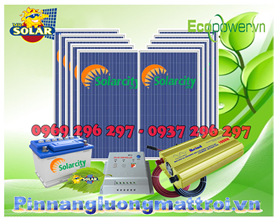 HỆ THỐNG ĐIỆN NĂNG LƯỢNG MẶT TRỜI COMBO2000Q