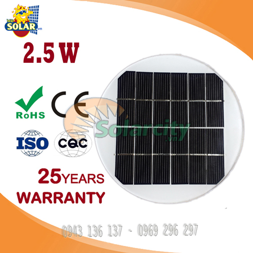 Pin Năng Lượng Mặt Trời Mono Solarcity 2.5W