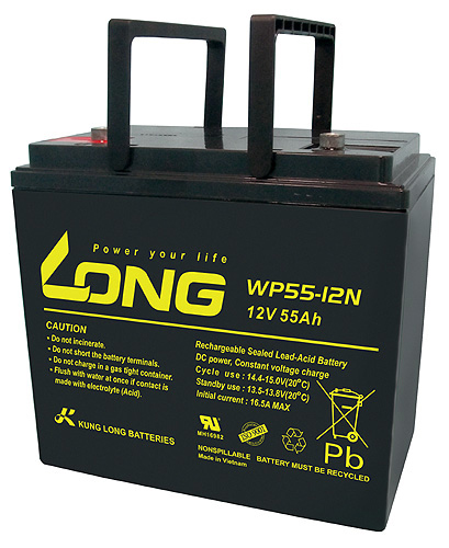 BÌNH ẮC QUY KHÔ LONG 12V-55AH (WP55-12N)