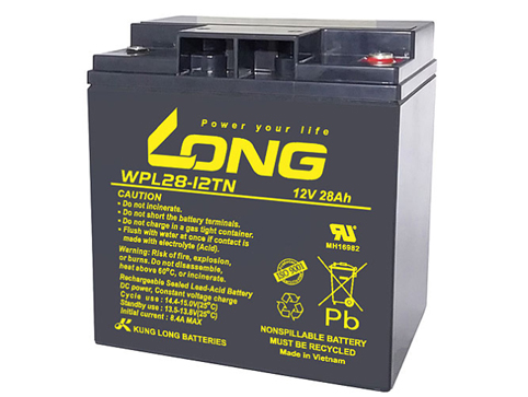 BÌNH ẮC QUY KHÔ LONG 12V-28AH (WPL28-12TN)