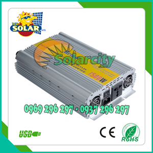 Inverter Có Sạc 12V DC Sang 220V AC  1500W