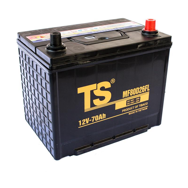 Ắc Quy Tia Sáng Khô 12V-70AH (MF80D26R/L))