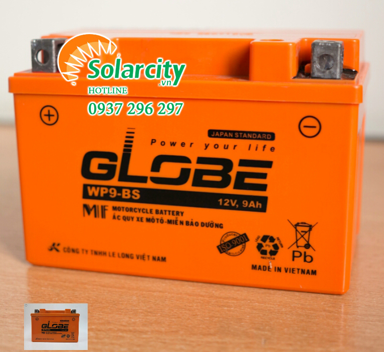 ẮC QUY GLOBE 12V-9AH(WP9-BS)