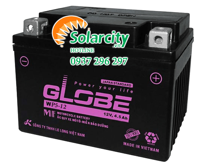 Bình ắc quy GLOBE 12v-4.5Ah (WP5-12)