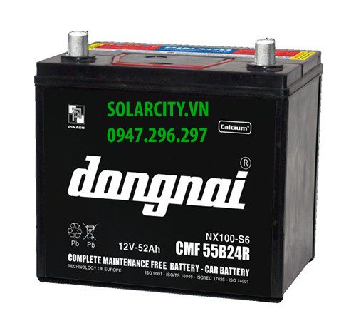 ẮC QUY ĐỒNG NAI KHÔ 12V-52Ah (CMF55B24LR-S)