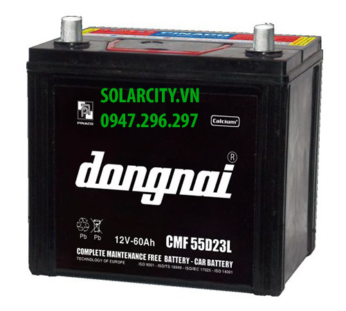 ẮC QUY ĐỒNG NAI KHÔ 12V-60Ah (CMF55D23(R/L))