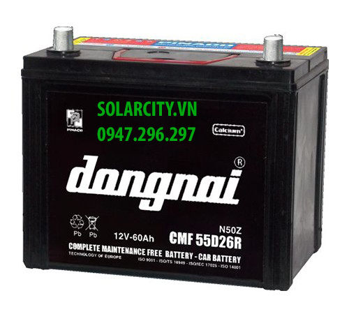 ẮC QUY ĐỒNG NAI KHÔ 12V-50Ah (CMF50D26R/L)