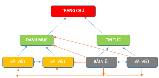 Mô hình kim tự tháp trong thiết kế cấu trúc website chuẩn seo