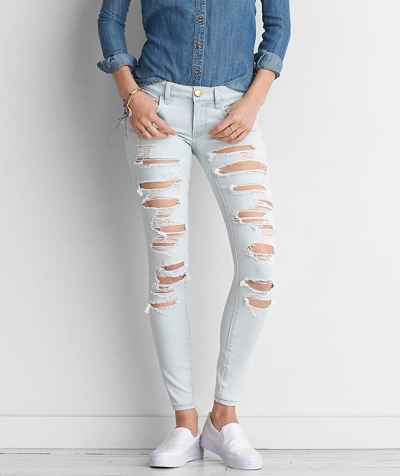 AEO DENIM X SUPER LOW JEGGING