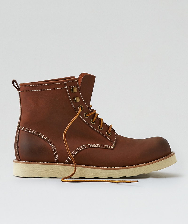 AEO LEATHER PLAIN TOE BOOT