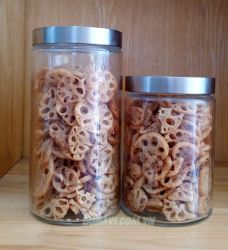 Củ sen sấy đóng lọ