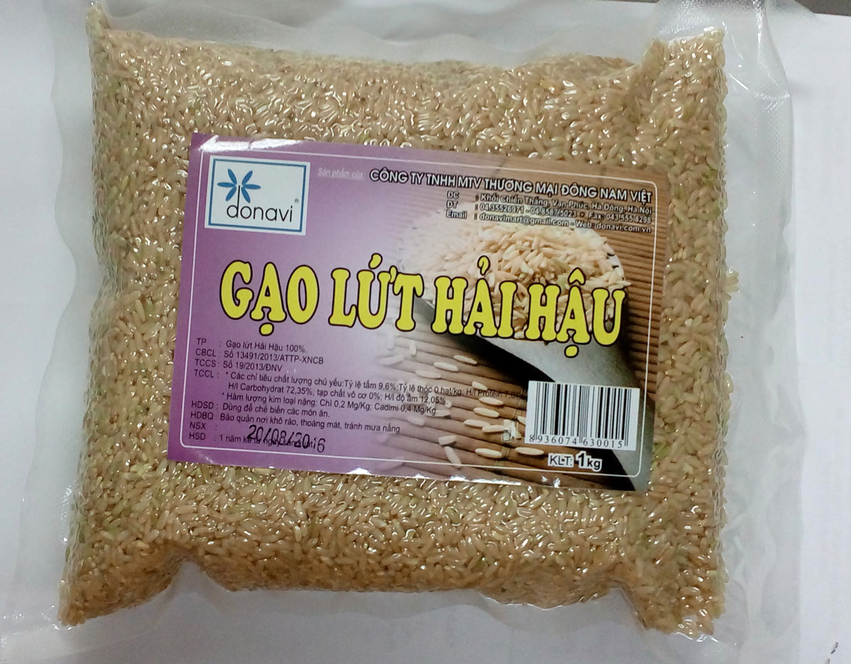 Gạo lứt Hải Hậu 1kg