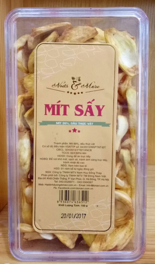 Snack mít đặc sản Đồng Tháp hộp chữ nhật