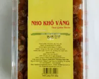 Nho khô vàng Mỹ đặc biệt hộp chữ nhật