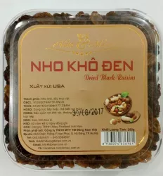 Nho khô đen Mỹ hộp vuông