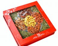 Hộp quà hạt dinh dưỡng hộp vuông 4 tim (HV1)