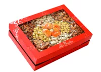Hộp quà hạt dinh dưỡng hộp chữ nhật 6 vị HCN4