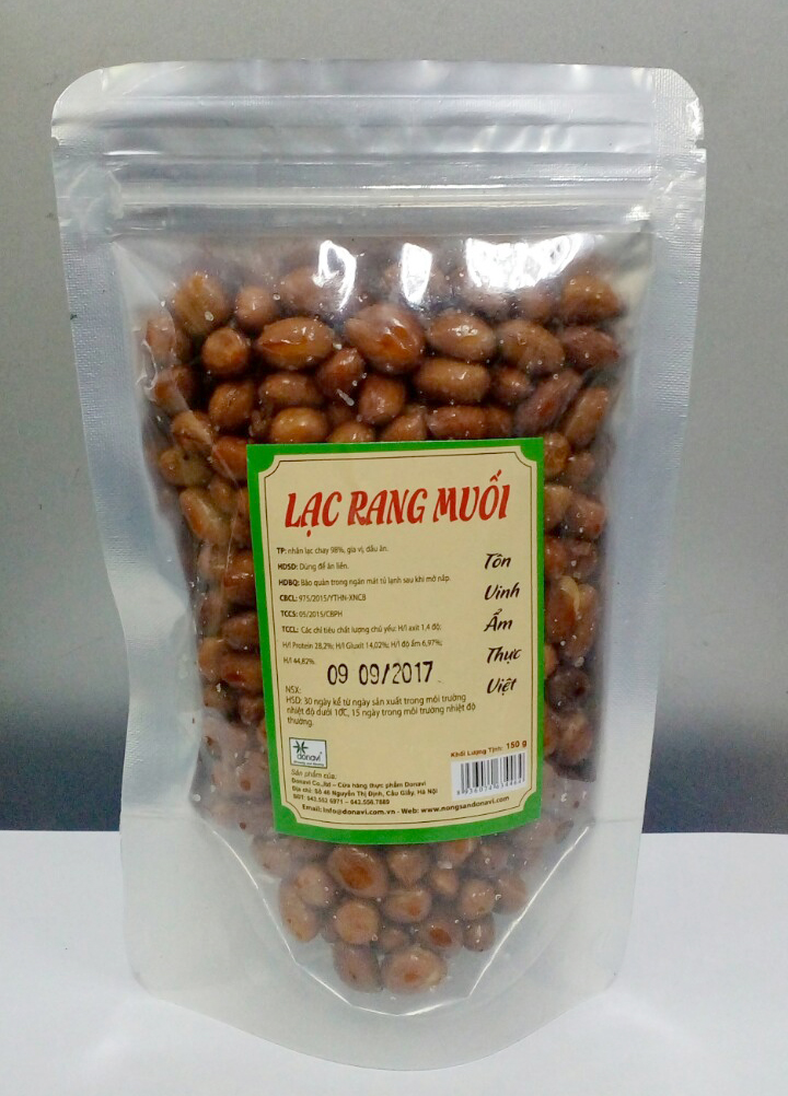 Lạc rang muối túi 150g