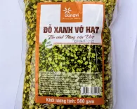 Đỗ xanh vỡ hạt 500g