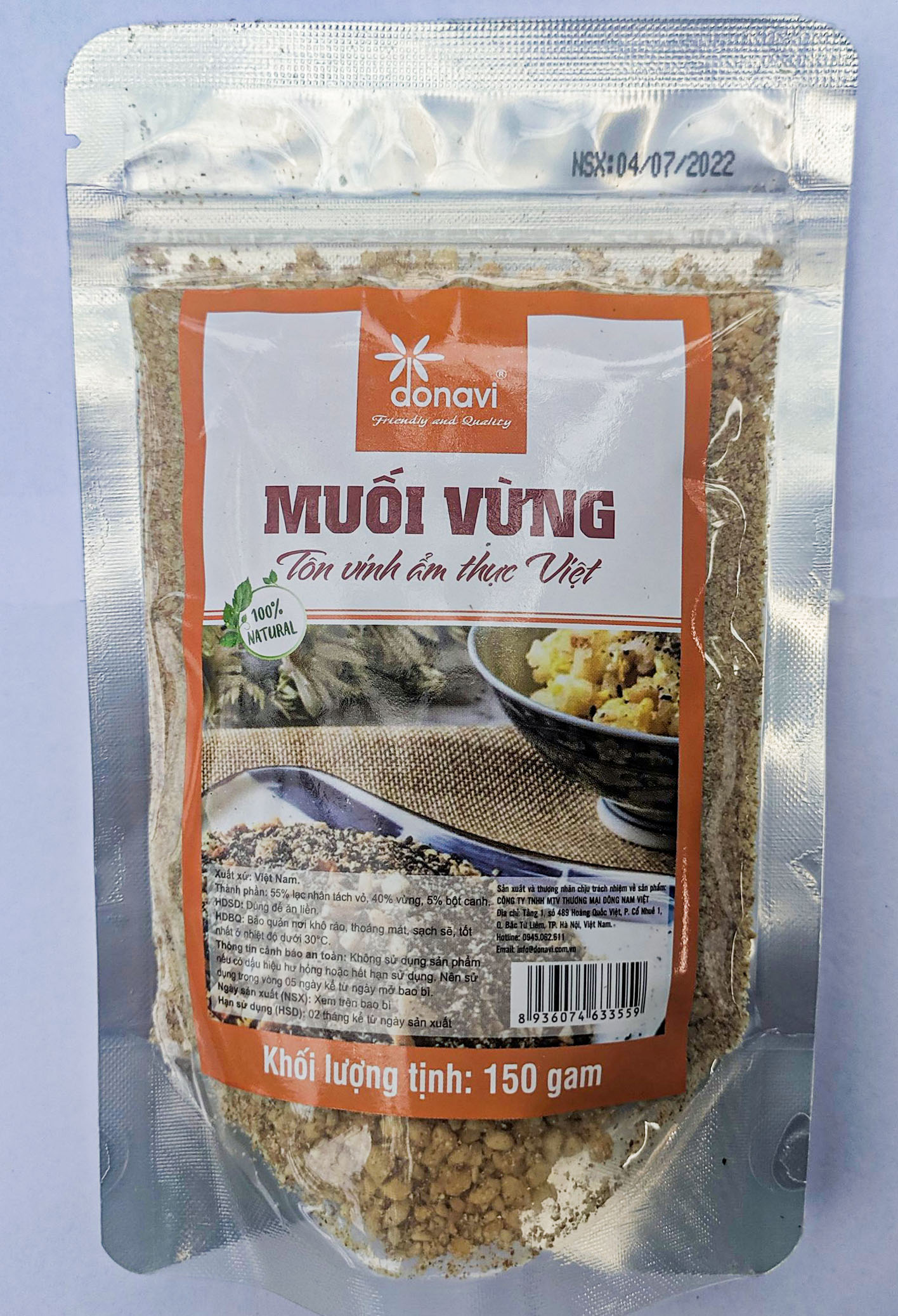 Muối vừng vàng 150G