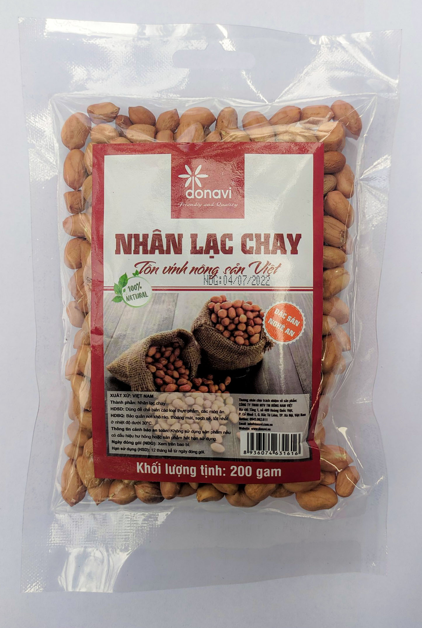 Nhân lạc chay Nghệ An 200g