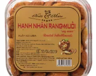Hạnh nhân rang muối nguyên vỏ Mỹ hộp vuông 180g