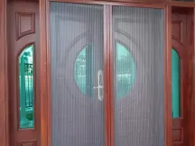Cửa lưới xếp chống muỗi hoà phát