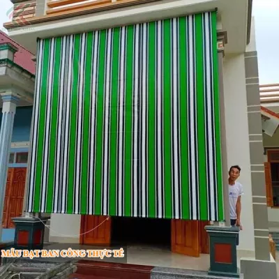 Bạt quay che nắng mưa ban công đẹp