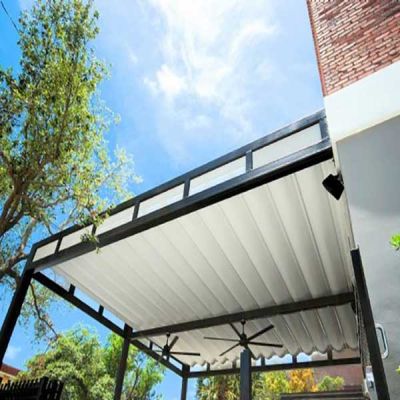 Bạt Mái Xếp Che Nắng Lượn Sóng