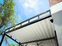 Bạt Mái Xếp Che Nắng Lượn Sóng