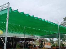 Bạt Mái Xếp Di Động Màu Xanh Lá Cây