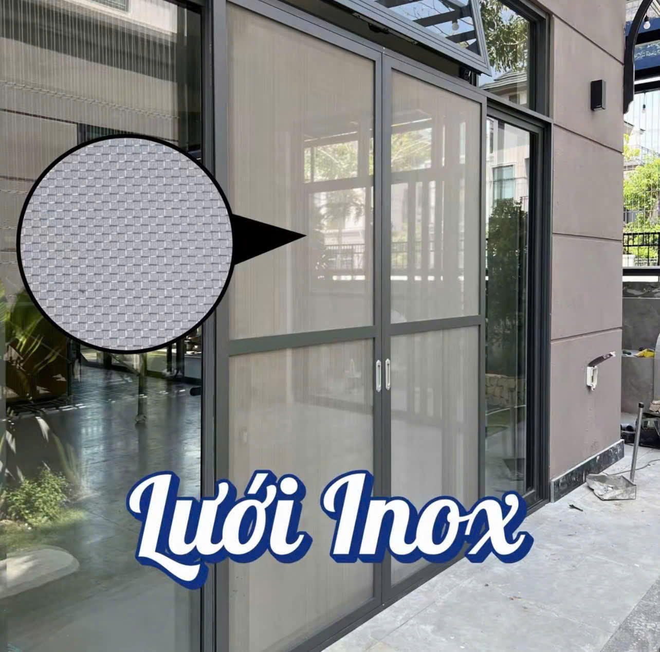 Cửa lưới chống muỗi - dạng lùa hoà phát