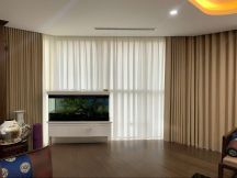 Mẫu rèm vải màu kem đẹp, sang trọng, hiện đại, giá tốt