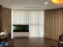 Mẫu rèm vải màu kem đẹp, sang trọng, hiện đại, giá tốt
