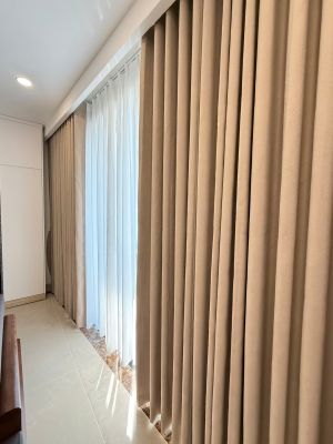 Mẫu Rèm Cửa Sổ Phòng Khách Sang Trọng Hàn Quốc Elogi