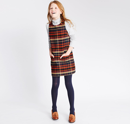 Sleeveless A-Line Shift Sort Dress (5-14 Years)