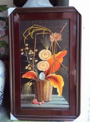 Tranh sứ vẽ tĩnh vật -hoa quả (90cmx 60cm))