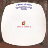 Đĩa sứ in logo