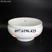 Bếp sứ hâm nóng thức ăn hình tròn