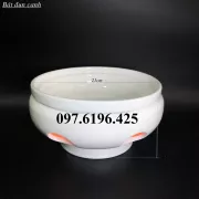 Bếp sứ hâm nóng thức ăn hình tròn