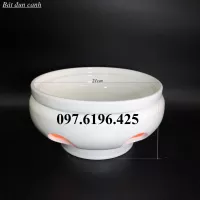 Bếp sứ hâm nóng thức ăn hình tròn