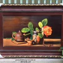 Tranh sứ hoa hồng kích thước 70cm x105cm
