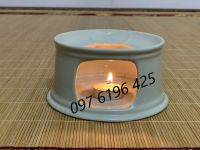 Chân  bếp cồn hâm nóng thức ăn bằng sứ